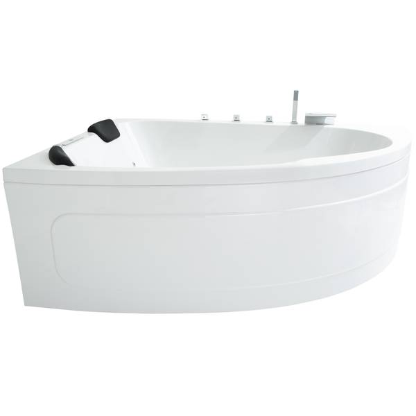 PREMIUM Indoor Whirlpool Guam Li. Weiß - Polyacryl - 130 x 70 x 180 cm