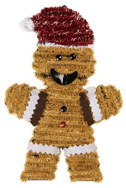 Weihnachtsanhänger Lebkuchen 66599 Braun - Kunststoff - 2 x 33 x 22 cm