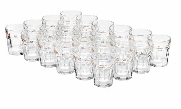 Stamper Lahnstein 24er Set Glas - 5 x 6 x 5 cm