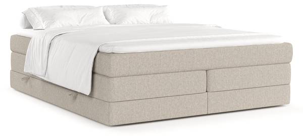 Boxspringbett Oak Beige - Liegefläche Breite: 200 cm