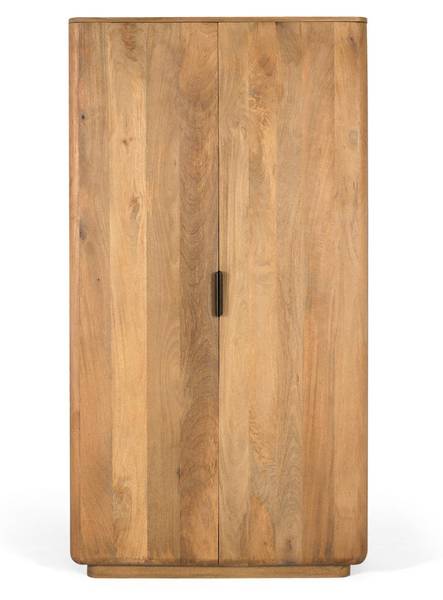 Kleiderschrank 1929 Braun - Massivholz - 100 x 190 x 40 cm