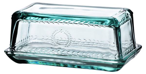 Butterdose ECILA Türkis - Glas - 10 x 9 x 9 cm