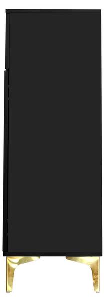 Sideboard mit 2 Schubladen jm03 Schwarz