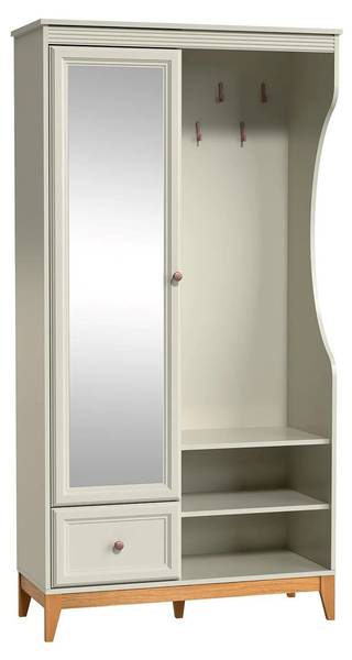 Garderobe WINDSOR Beige - Holzwerkstoff - 100 x 193 x 41 cm