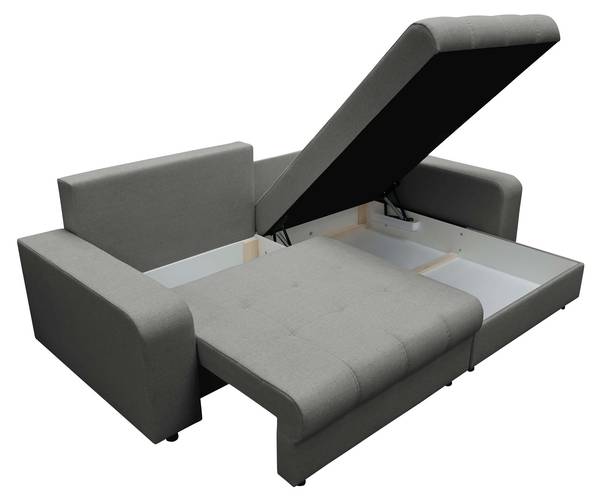 Ecksofa Kronos Dunkelgrau