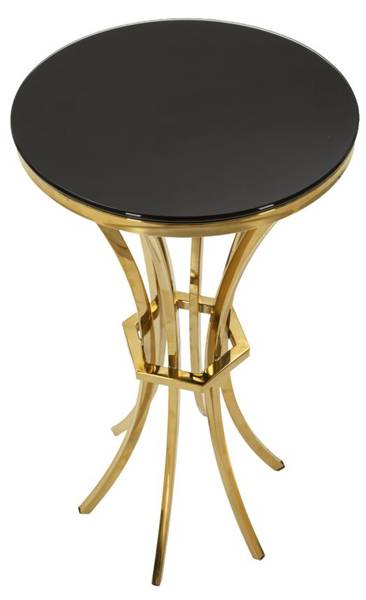Beistelltisch Shanty Gold - Metall - 40 x 81 x 40 cm