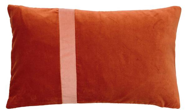 Kissenbezug Pippa Orange - Textil - 50 x 30 x 15 cm