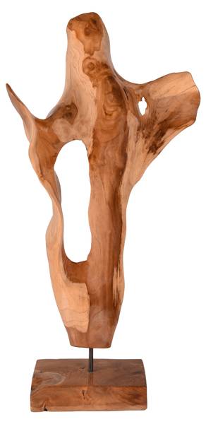Deko-Skulptur INÉS Massivholz - 44 x 85 x 17 cm