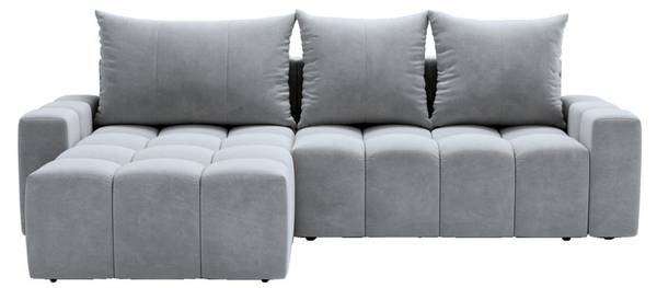 Ecksofa BRESSO Hellgrau