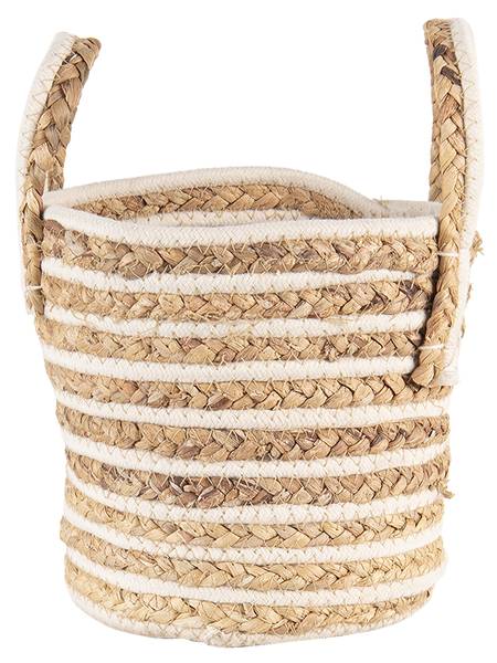 Aufbewahrungskorb 24618 3er Set Beige - Naturfaser - 21 x 20 x 21 cm