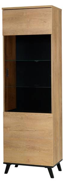Vitrine John R Braun - Holzwerkstoff - 61 x 191 x 40 cm