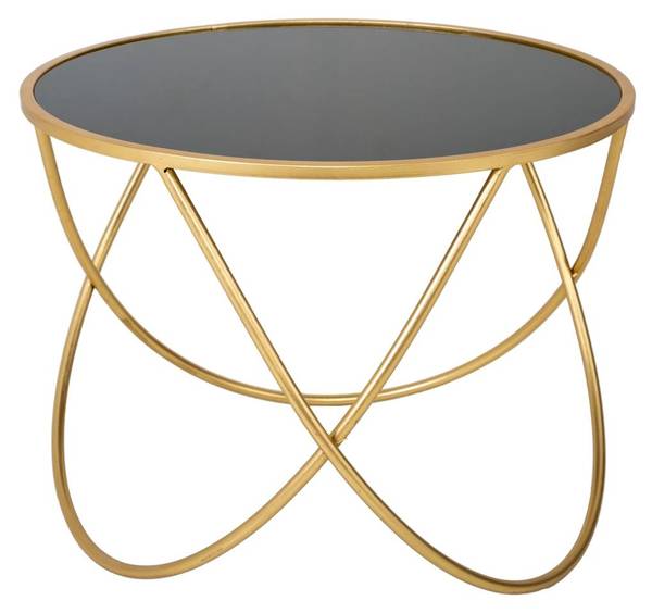 Beistelltisch Santiago Gold - Metall - 60 x 45 x 60 cm