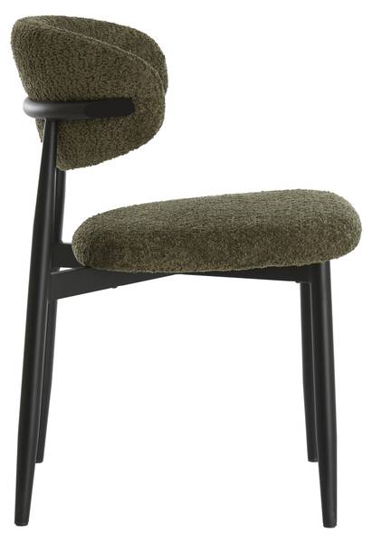 Esszimmerstuhl ENIOLA Grün - Metall - 52 x 76 x 54 cm