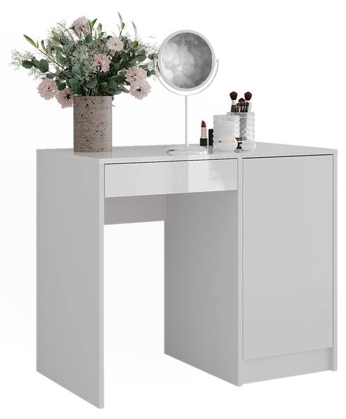 Kaptafel Sherry 57711 wit - plaatmateriaal op houtbasis - 90 x 76 x 51 cm