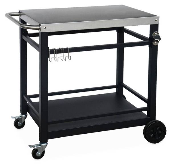 Abstelltisch Colbert Schwarz - Metall - 58 x 82 x 88 cm