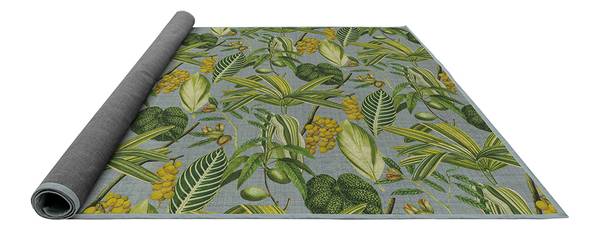 Outdoor-Teppich H003 Grau - Textil - 200 x 5 x 135 cm