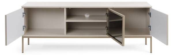TV-Schrank DEO Beige - ABS - 154 x 56 x 39 cm