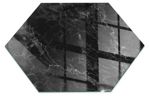 Vloerplaat voor Kachel Corvina zwart - glas - 40 x 40 x 1 cm