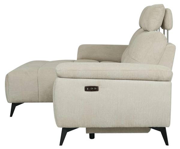 Ecksofa Colorado mit Relaxfunktion Links Beige