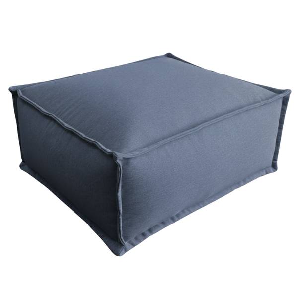 1-Sitzer Modul Chaiselongue LEINENOPTIK Grau - Textil - 60 x 38 x 60 cm
