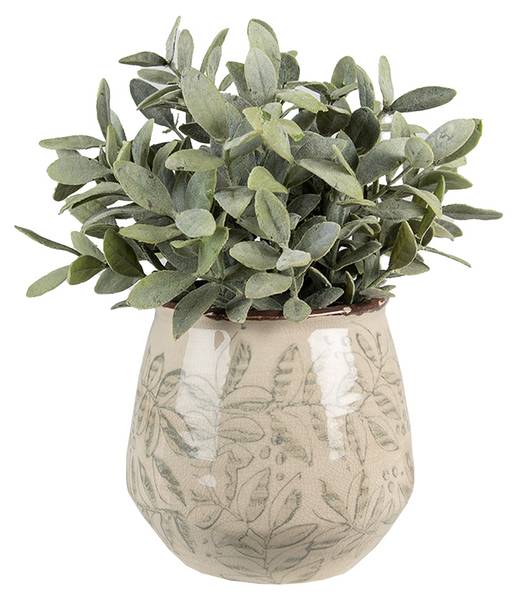 Blumentopf Gretassi Grün - Keramik - 14 x 13 x 14 cm