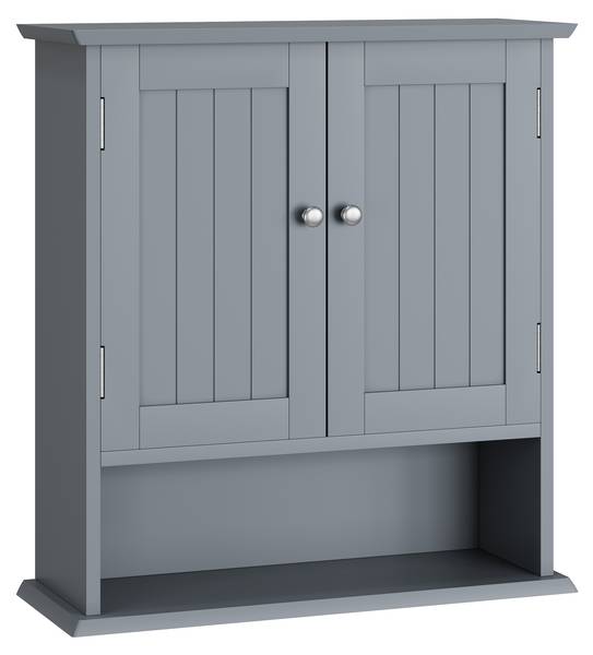 Wandschrank BB4220 Grau - Holzwerkstoff - 20 x 60 x 55 cm