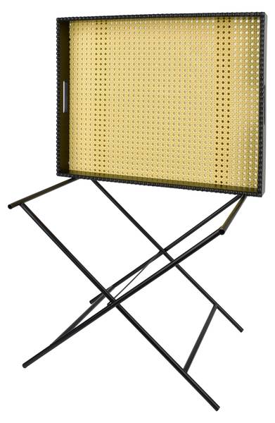 Tisch LAMMY Schwarz - Holzwerkstoff - 38 x 40 x 48 cm