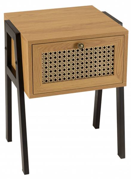 Nachttisch CHARLIE Braun - Holzwerkstoff - 40 x 58 x 44 cm
