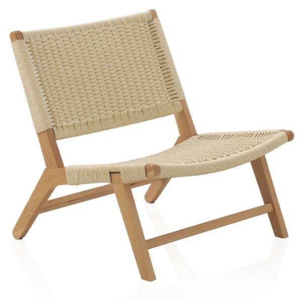 Sessel 10874 Braun - Holz teilmassiv - 67 x 72 x 74 cm