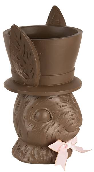 Dekorationsfigur Kaninchen Easter&Alvin Braun - Kunststoff - 15 x 26 x 21 cm