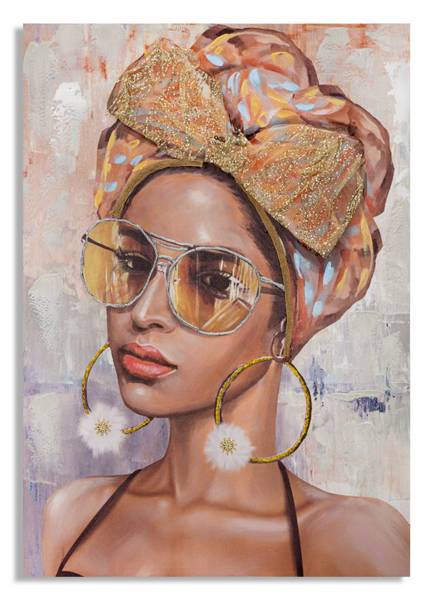 Tableau sur toile Jennifer B Bois massif - 3 x 100 x 70 cm