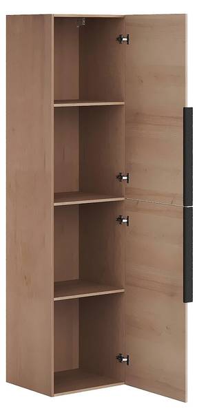 Ensemble salle de bain NISAYA Beige - En partie en bois massif - 46 x 50 x 120 cm