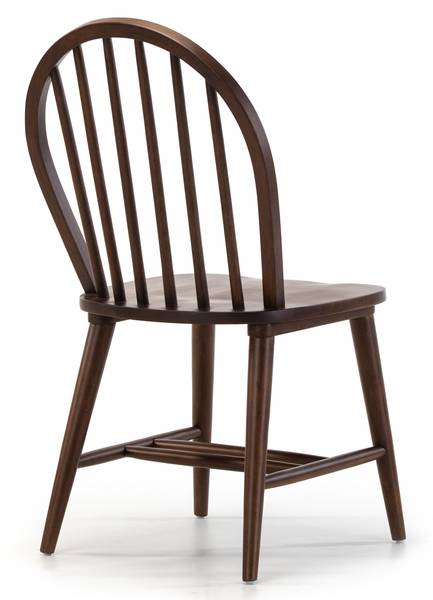 Ensemble table et 4 chaises Clarck Imitation noyer