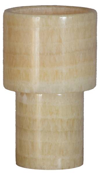Tischleuchte Lucie Weiß - Naturfaser - 10 x 16 x 10 cm