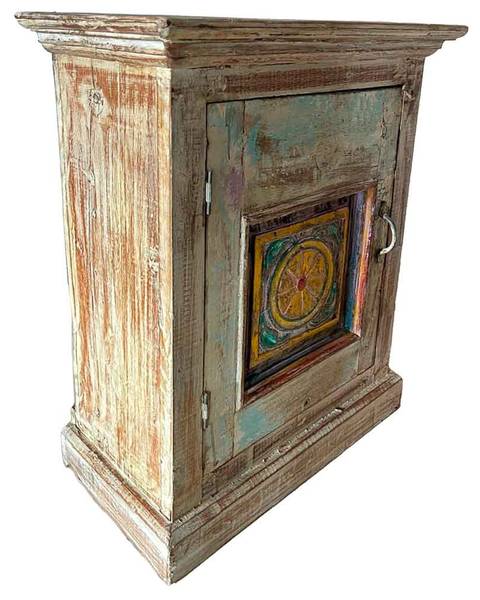 Nachttisch 4523372290 Braun - Massivholz - 56 x 68 x 28 cm