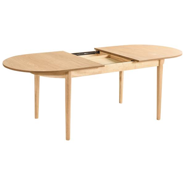 Ausziehbarer Tisch LARTO Braun - Holzwerkstoff - 90 x 76 x 180 cm