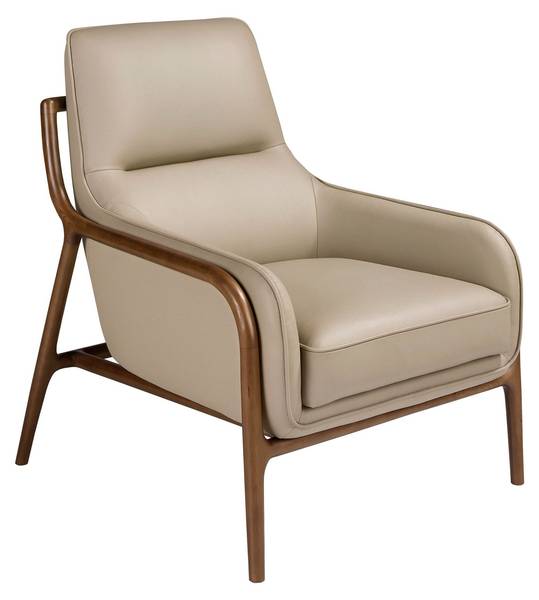 Sessel 5177 Gelb - Nussbaum - 72 x 90 x 90 cm