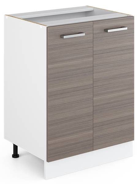 Keukenfront R-Line 29516 grijs - plaatmateriaal op houtbasis - 60 x 72 x 2 cm