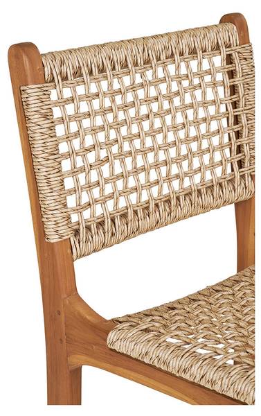 Tabouret de bar Derby Teck - 45 x 95 x 55 cm