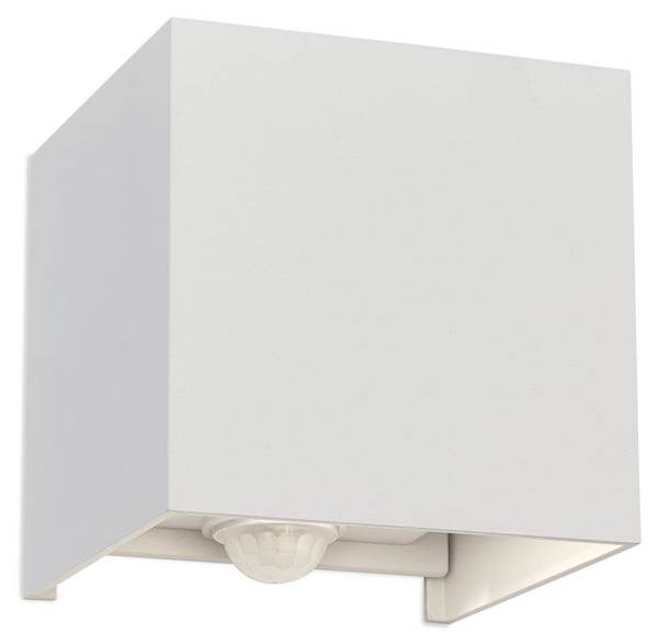 Außenwandleuchte Cubesensor Weiß