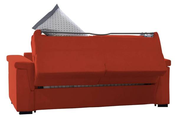 2-Sitzer Schlafsofa Biscossi Orange