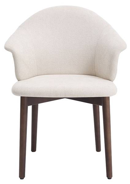 Stuhl LUMELY 2er-Set Weiß - Holz teilmassiv - 53 x 82 x 60 cm