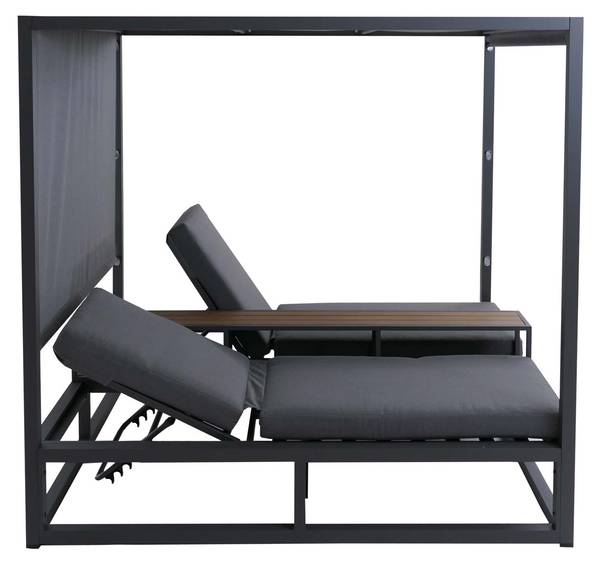 Lounge-Gartenliege P81 Grau