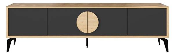 TV-Möbel Vae Braun - Holzwerkstoff - 35 x 51 x 180 cm