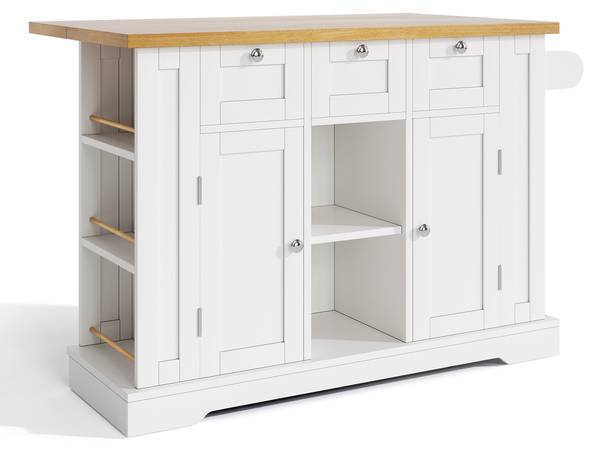 Sideboard Exine Braun - Weiß - Holzwerkstoff - 132 x 87 x 70 cm
