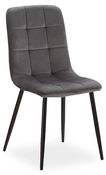Essgruppe 2757 Braun - Grau - Samt - 80 x 88 x 80 cm