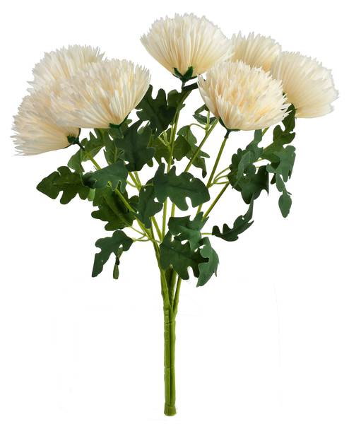 Kunstblume VIRIDIS Weiß - Kunststoff - 21 x 57 x 21 cm