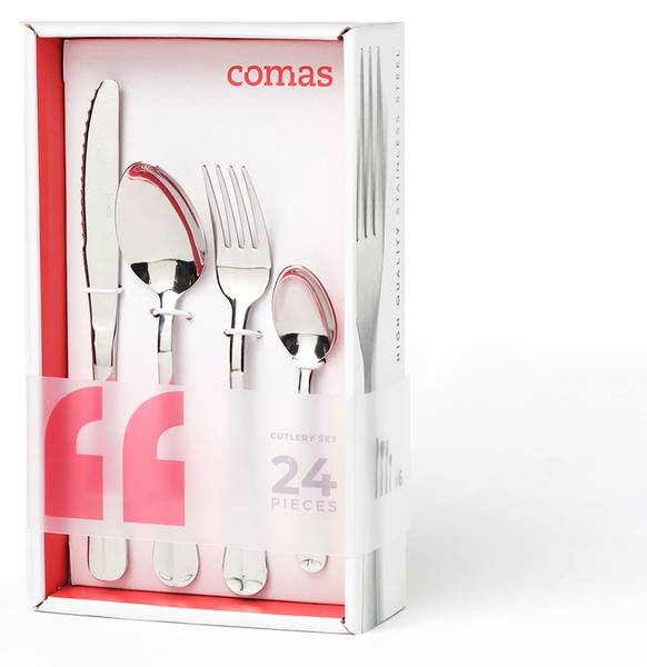 Besteckset Frances Lacasa (24-teilig) Silber - Metall - Tiefe: 17 cm