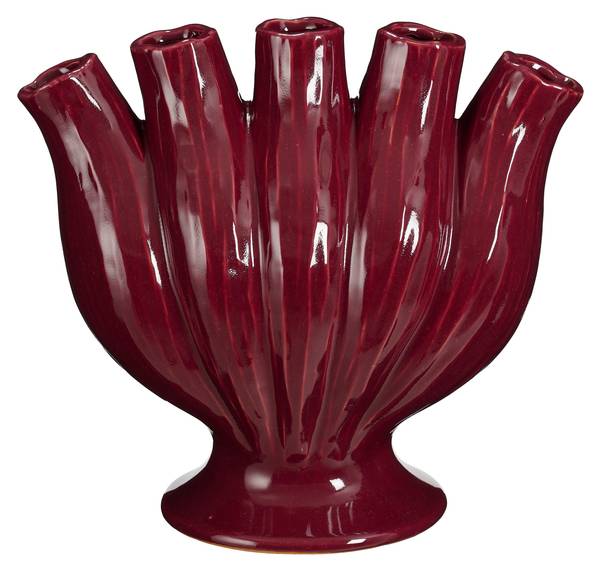 Vaas Serra violet - keramiek - 16 x 30 x 33 cm