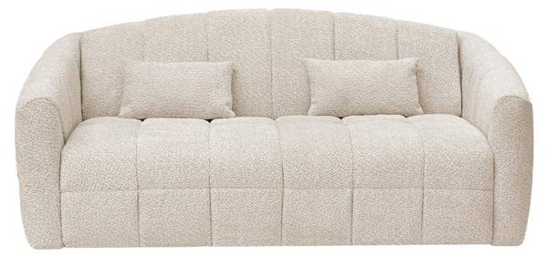 Canapé convertible RETUNA Beige - Textile - 208 x 90 x 200 cm